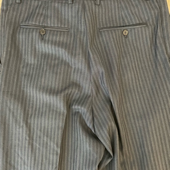 DANIEL CREMIEUX COLLECTION x Loro Piana Wool Suit in Heather Navy Size 42 L - Picture 14 of 14